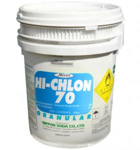 Chlorine - Calcium Hypochloride Ca(OCl)2  Chlorine Ấn Độ Aquatick - Chlorite Nippon 